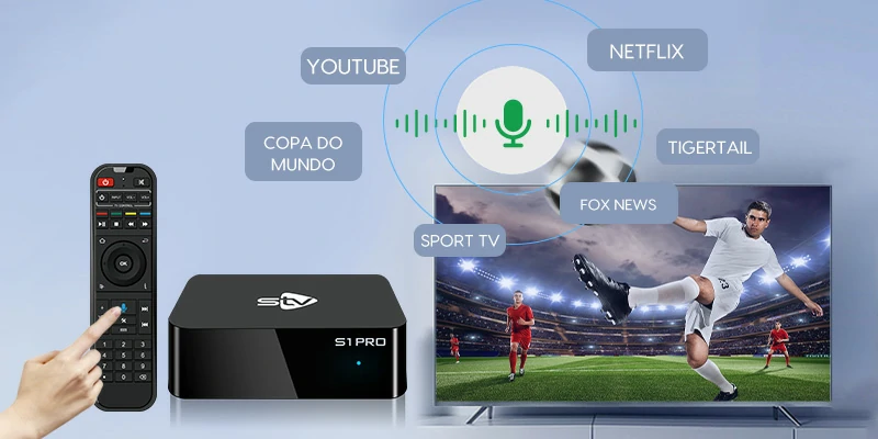 tv com comando de voz