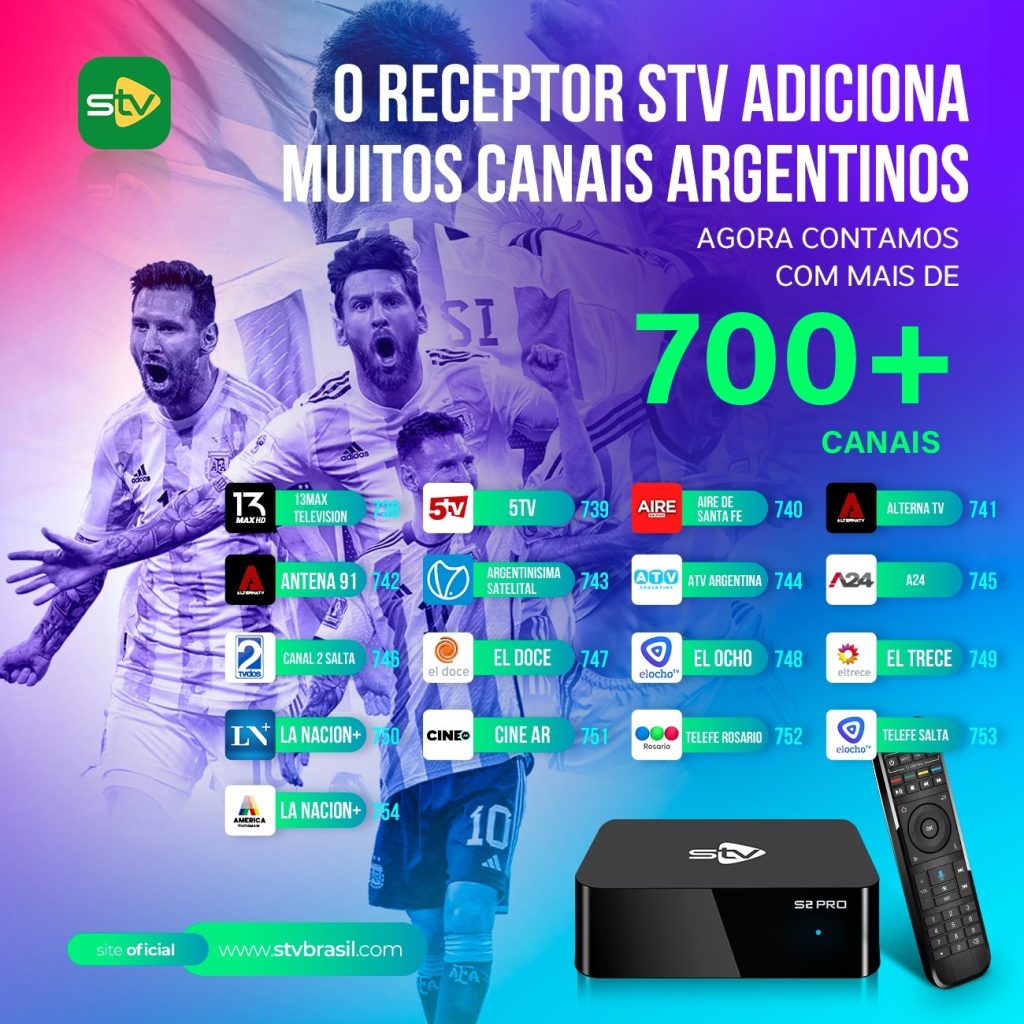 o receptor de canais STV S2 Pro 