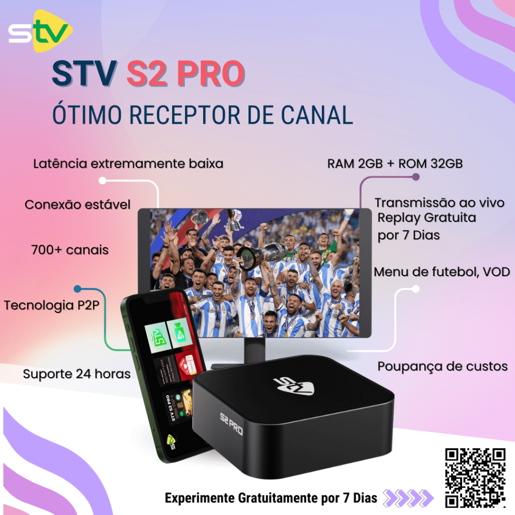 o receptor de canais STV S2 Pro 