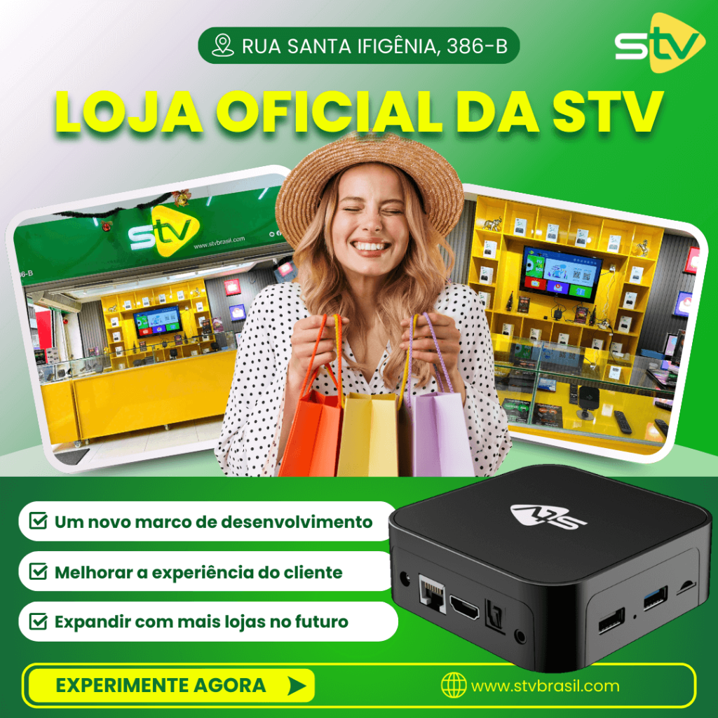 Inauguração da loja STV: Marca um marco no desenvolvimento, focando na melhoria da experiência do cliente