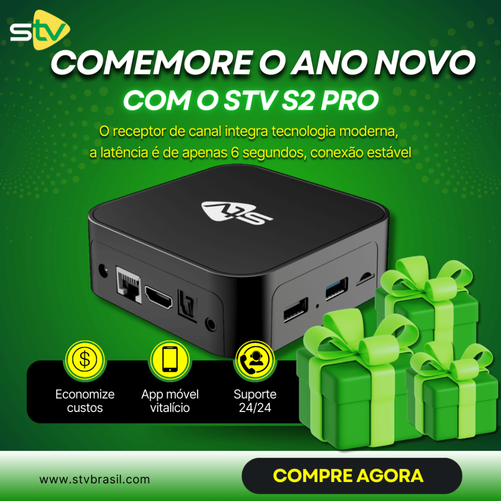 Top 5 motivos para comprar o receptor de canais STV no início do ano novo 