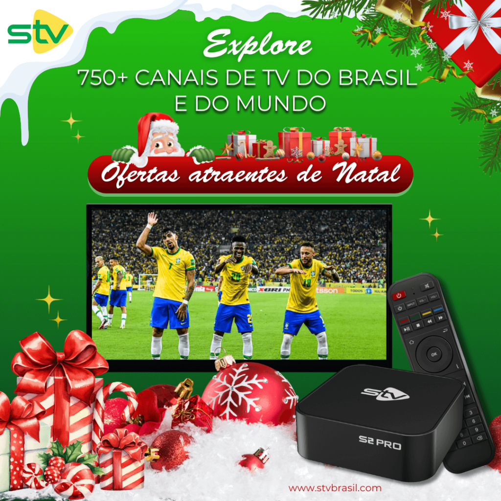 STV Promoção de Natal - Mais de 750 canais de TV esperando por você
