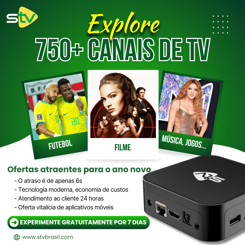 Descubra o rico catálogo de conteúdos no receptor de canais da STV