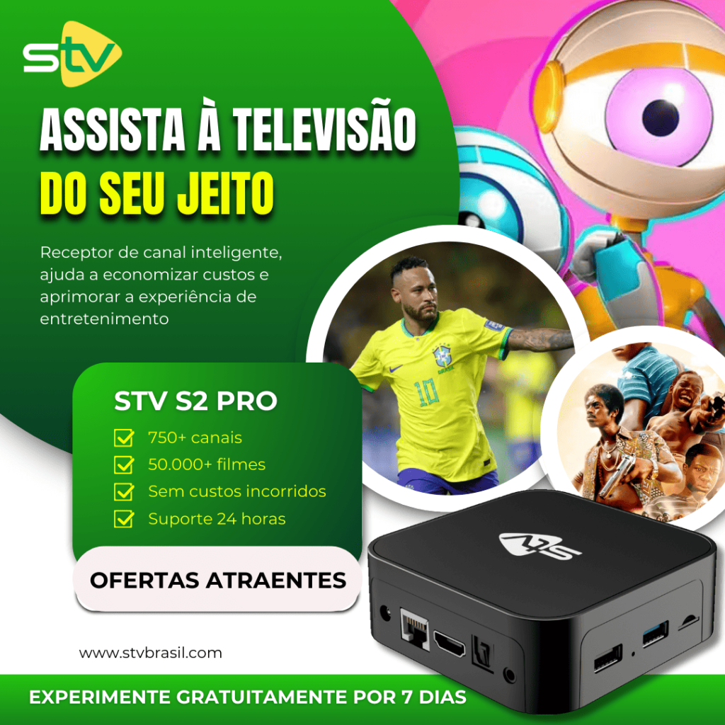 Economize nos Custos de Entretenimento Familiar com o Receptor STV S2 PRO