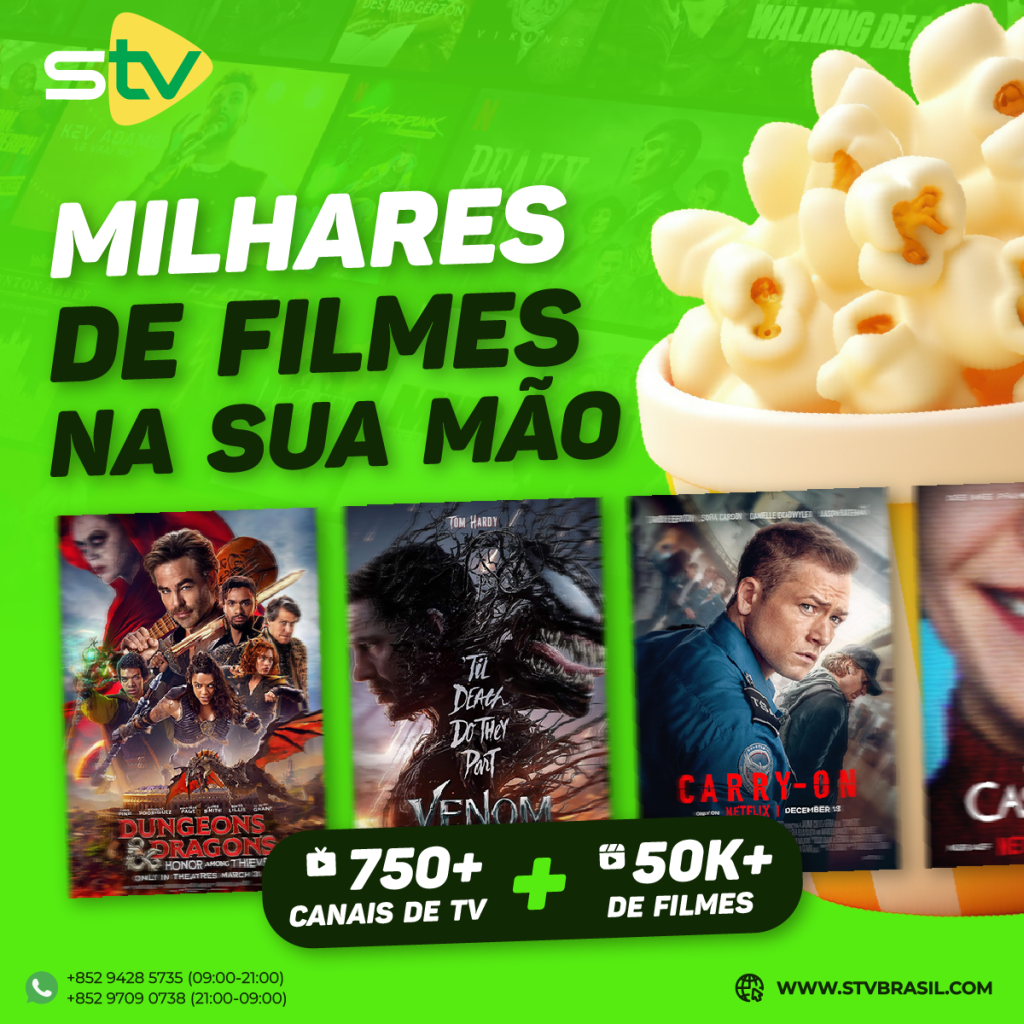 Smart TV Box STV S2 PRO - Assista gratuitamente a dezenas de milhares de filmes atraentes