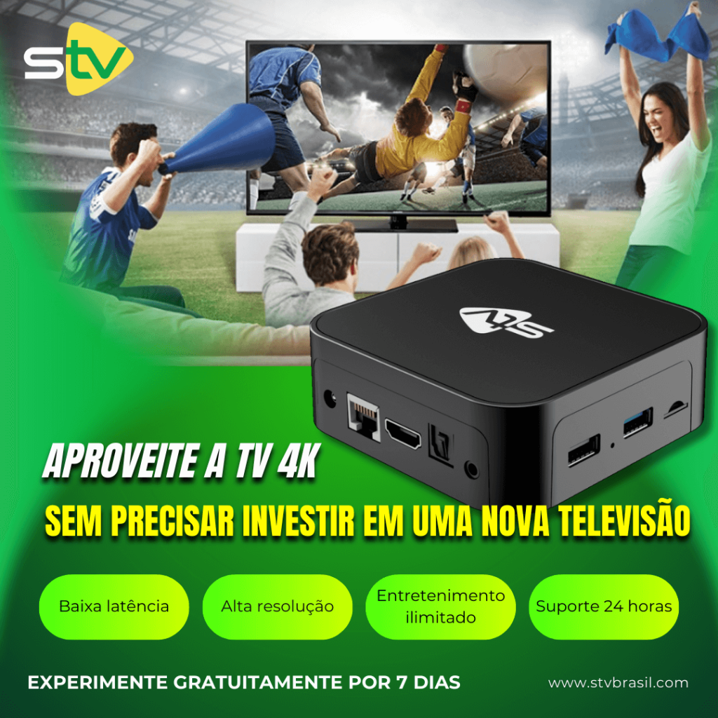 Receptor de Canais STV S2 PRO: Aproveite a TV 4K sem precisar investir em uma nova televisão