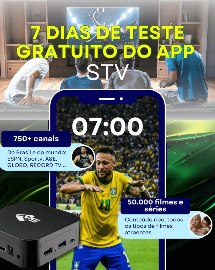 Experimente o aplicativo móvel gratuitamente por 7 dias - Descubra todo o mundo do entretenimento fascinante com a STV