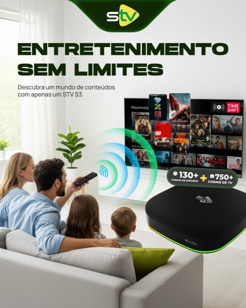 Função de controle por voz no STV TV Box – Falou, está feito!