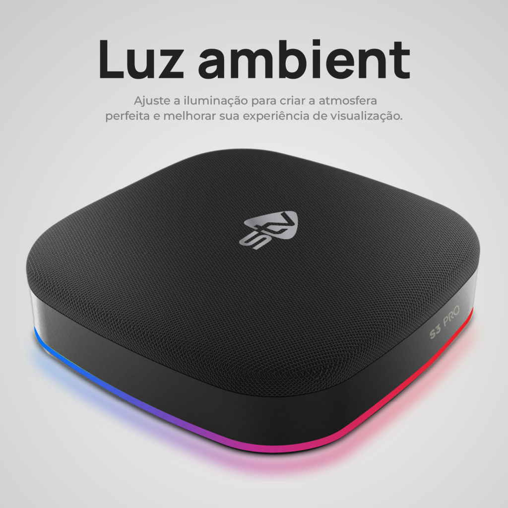 Receptor de canais de nova geração STV S3 - Design premium, desempenho superior