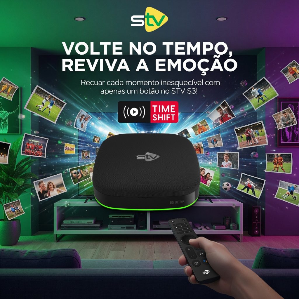 Tecnologia TimeShift – Um recurso inovador exclusivo do STV S3