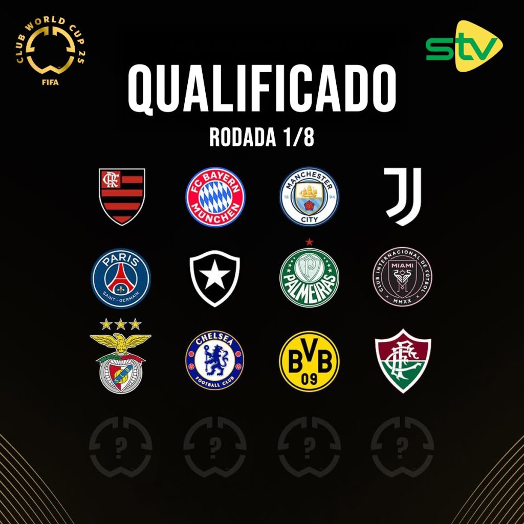 12 Primeiras Equipes Classificadas para as Oitavas de Final da FIFA Club World Cup 2025 – A Elite Está Confirmada