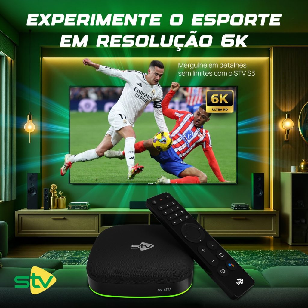 Resolução 6K – Eleve Sua Experiência de Entretenimento com o STV S3