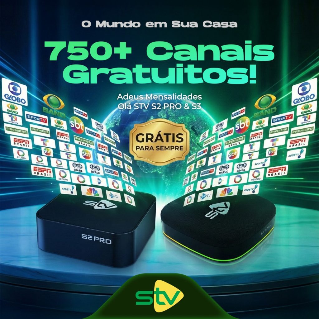 Centenas de Canais de TV Gratuitos: TV Box para Notícias e Entretenimento