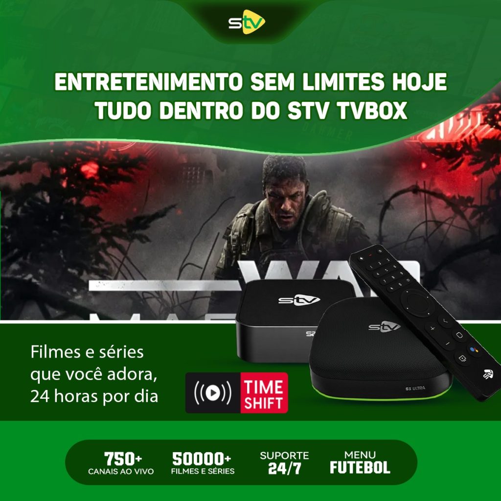 Descubra o Android TV Box com centenas de canais de TV ao vivo grátis para sempre