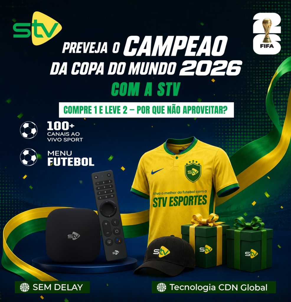 Compre o STV TV Box e Ganhe Brindes Surpresa Nesta Copa do Mundo 2026 - Viva Sua Paixão Pelo Futebol