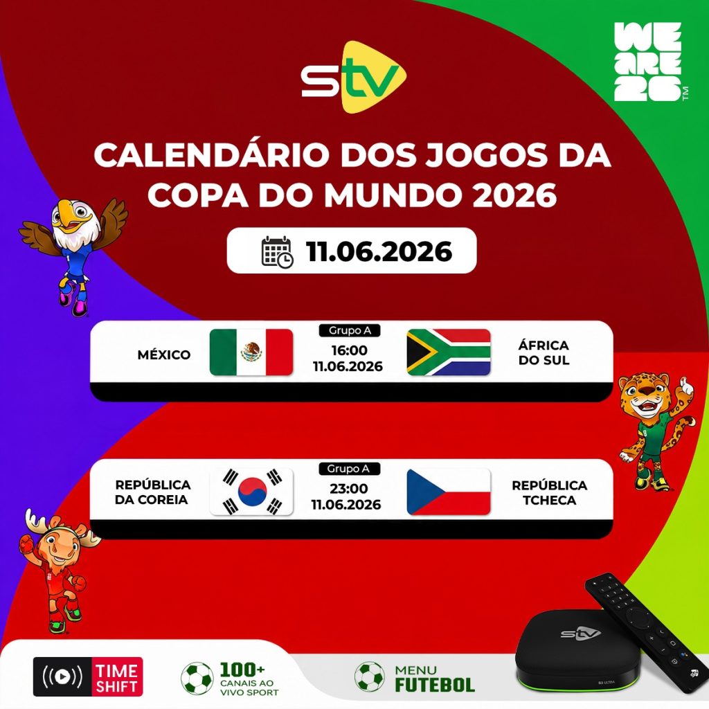 Experimente a Copa do Mundo Grátis no Aplicativo STV Esportes do STV TV Box