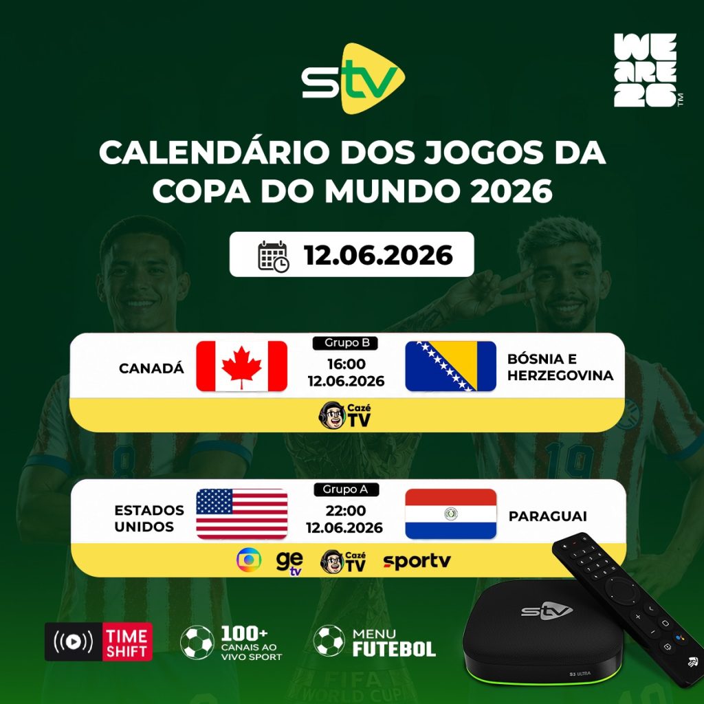 Investimento 1 por 2: Preveja o Campeão da Copa do Mundo 2026 com a STV e Ganhe um Super Prêmio!