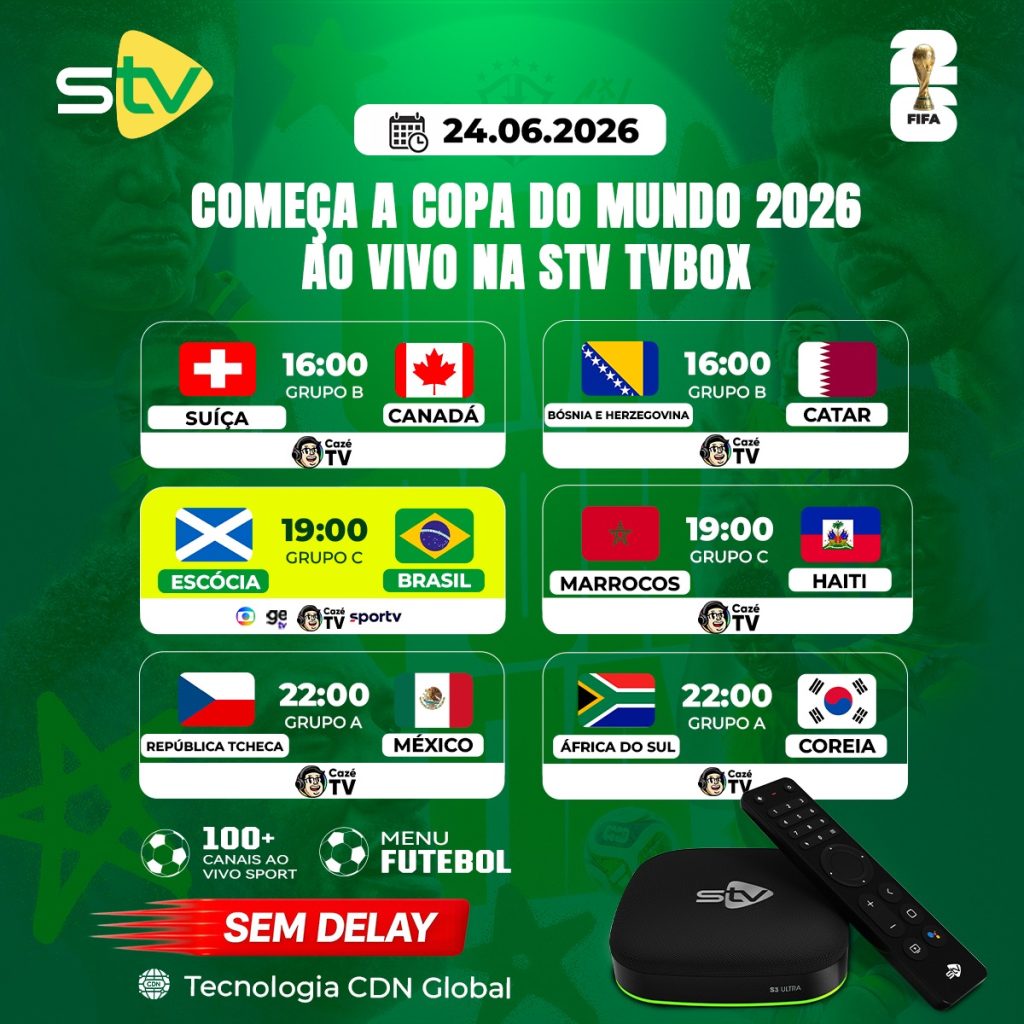O Segredo para Viver Intensamente a Copa do Mundo 2026 com o STV TV Box Sem Sair de Casa