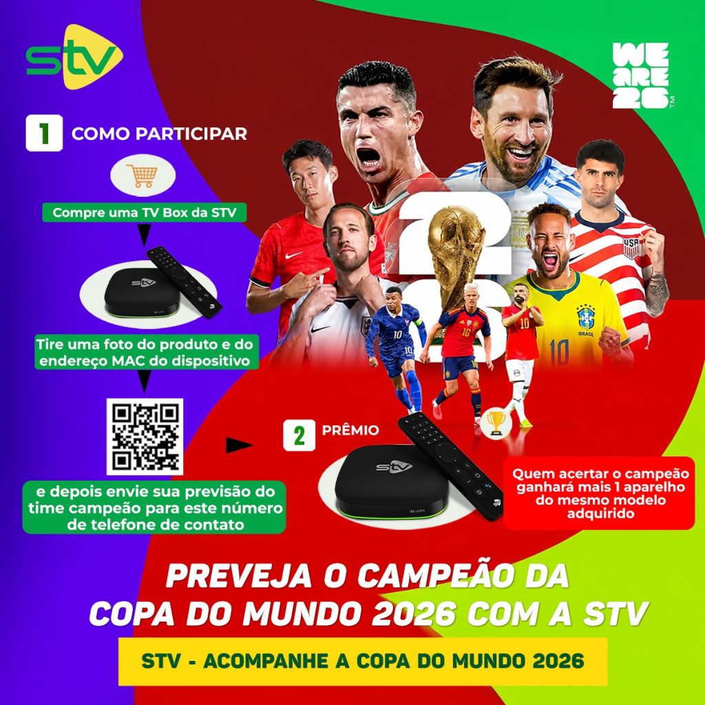 Preveja o Campeão da Copa do Mundo 2026 com a STV - Compre 1, Leve 2 e Ganhe um Prêmio Incrível!