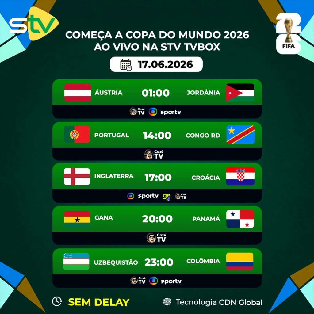 Viva a Paixão da Copa do Mundo 2026 no Brasil: O Segredo de uma Transmissão Fluida com o STV TV Box e a Tecnologia CDN